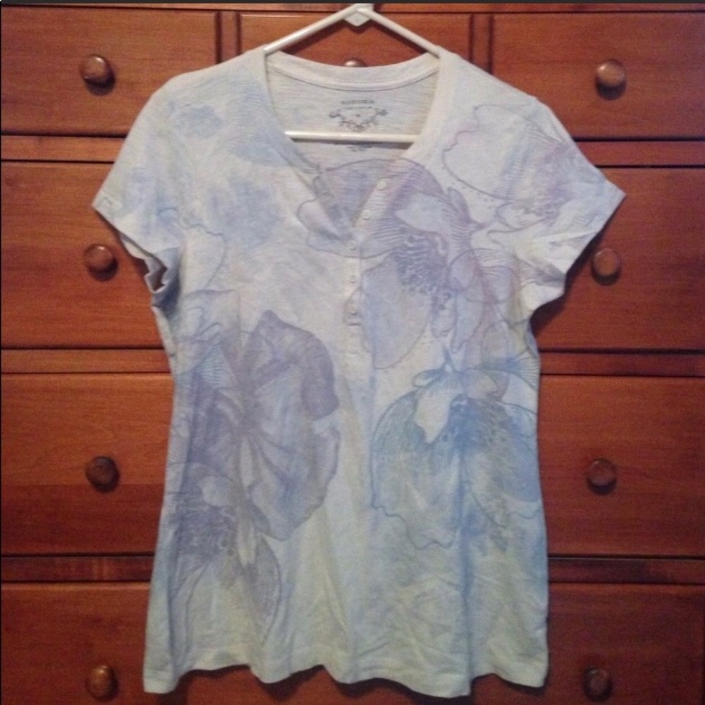 Sonoma sz M cotton/poly short sleeve shirt
